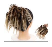 Hair Bun Pieces for Women Messy Bun Hair Slice Ponytail Extensions with Elastic Rubber Band Synthetic Fluffy Women Wig