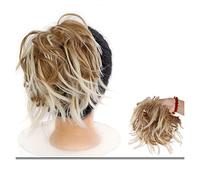 Hair Bun Pieces for Women Messy Bun Hair Slice Ponytail Extensions with Elastic Rubber Band Synthetic Fluffy Women Wig