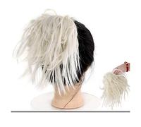 Hair Bun Pieces for Women Messy Bun Hair Slice Ponytail Extensions with Elastic Rubber Band Synthetic Fluffy Women Wig