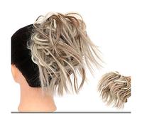 Hair Bun Pieces for Women Messy Bun Hair Slice Ponytail Extensions with Elastic Rubber Band Synthetic Fluffy Women Wig