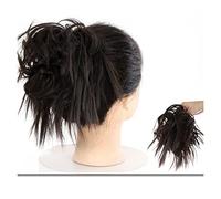 Hair Bun Pieces for Women Messy Bun Hair Slice Ponytail Extensions with Elastic Rubber Band Synthetic Fluffy Women Wig