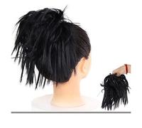 Hair Bun Pieces for Women Messy Bun Hair Slice Ponytail Extensions with Elastic Rubber Band Synthetic Fluffy Women Wig