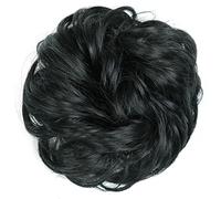 Hair Bun Pieces for Women Synthetic Messy Bun Donut Ponytail Hair Extensions with Elastic Rubber Band for Women