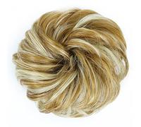 Hair Bun Pieces for Women Synthetic Messy Bun Donut Ponytail Hair Extensions with Elastic Rubber Band for Women