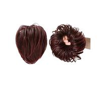 Hair Bun Straight Hair Bun Hair Pieces Synthetic Messy Bun with Elastic Rubber Band Ponytail Extension Women Hair Accessories Hair Bun Piece(1BT118)