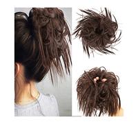 Hair Bun Synthetic Bun Ponytail Hair Extensions Headband Messy Bun with Elastic Rubber Band Ponytail Wig Hair Bun for Women Hair Bun Piece(6A#)