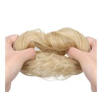Hair Bun - Synthetic Curly Donut Hairpiece | Ponytail Extension Updo Styling | Elastic Bun Maker for Women Girls Party Wedding Dance Birthday Dating