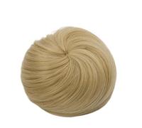 Hair bun Synthetic Fake Hair Bun Extension Clip in on Hair Tail Donut Drawstring Chignon Hairpiece Updo Hair Piece Ponytail for Women Hair Bun Hair Piece for Women(California blonde)