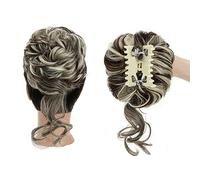 Hair bun Synthetic Hair Bun Claw Chignon for Women Messy Curly Hair Bun Pieces Clip in Ponytail Hair Extensions Fluffy Natural False Ponyta
