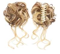 Hair Bun Synthetic Hair Bun Messy Curly Bun Claw Clip Bun Headband Wig Ponytail Hair Extensions Women Wig Hair Bun Bun(SW207-02)