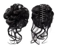 Hair Bun Synthetic Hair Bun Messy Curly Bun Claw Clip Bun Headband Wig Ponytail Hair Extensions Women Wig Hair Bun Hair Bun Piece(SW207-05)