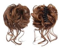 Hair Bun Synthetic Hair Bun Messy Curly Bun Claw Clip Bun Headband Wig Ponytail Hair Extensions Women Wig Hair Bun Bun(SW207-09)