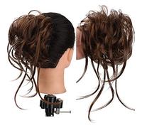 Hair Bun Synthetic Hair Bun with Elastic Comb Messy Bun Curls Hair Bun Women Wig Hair Extensions Hair Accessories Hair Bun Piece(SW205-04)