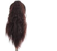 Hair Bun Synthetic Short Wave Big Claw Clip Ponytail Hair Extension Wig Hair Bun Ponytail Ladies Hair Accessories Hair Bun Piece(SW187-2-33)