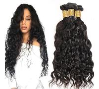 Hair Bundles Brazilian Hair Weave Bundle Raw Natural Wave Human 3/4 8-40 Inch Water Deep Extension(18 20 22 24)