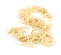 Hair Buns Hair Piece Large Synthetic Hairpiece Curly Messy Hair Bun Wrap Scrunchies Elastic Band Donut Updo Chignon Extension Piece(Color 1)