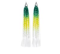 Hair Buns Hair Piece Long Rainbow Color Bubble Ponytail Extension Puff Wrap Synthetic Braid Rubber Fake Hair For Women Sweet Girls(019 B82)