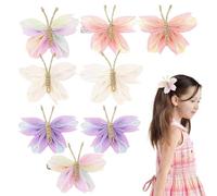 Hair Butterflies Claw Clips,Fun Mesh Hair Clip - Stylish Strong Hold Mesh Jaw Hair Clip, Creative Mesh Exquisite Clip Hair Accessories for Women
