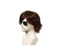 Hair Care 20cm/7.8'' Mens Wig Short Layered Wavy Synthetic Wigs For Men Male Guy Daily Party Wigs for Daily Party Use Natural Wigs