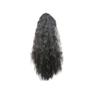 Hair Care 50cm/19.6''Long Curly Ponytail Clip in Claw Hair Resistant Synthetic Fiber Wig Extension Natural Synthetic Hairpiece Natural Wigs