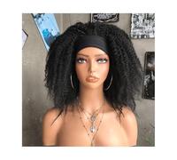 Hair Care Afro Curly Wigs For Black Women Short Black Curly Kinky Headband Wig Bouncy Fluffy Kinky Curly Wig Synthetic Marley Natural Wigs