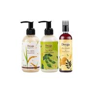 Hair Care Combo - (Hair Growth Oil + Rice water Shampoo + Soy milk conditioner)
