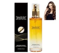 Hair care essential oil spray, fragrance hair care essential oil, shiny and smooth, strengthen hair roots, improve dry and tangled hair, suitable for men and women