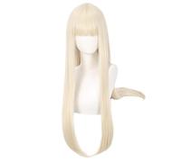 Hair Care Long Straight White Wig with Bangs Anime 80cm/31.4'' Costume Party Wigs Special Women's Wig Layered Synthetic Hair Wig Natural Wigs
