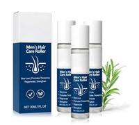 Hair Care Serum Roller for Men, Hair Nourishing Serum Roll On, Reduces Hairs Loss, Nourish Follicles & Scalp Care, Plant-Based Formula, Support Visibly Denser & Stronger-Looking Hairs (3 Pcs)