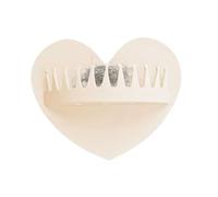 Hair Catcher for the Shower, Heart Design, Wall Mounted, Reusable Hair Collector, Suction Cup, Bathtub Catcher Strainer, for Women, Bathroom, Home, Household Sink