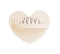 Hair Catcher for the Shower - Heart-Shaped Wall-Mounted Catcher | Suction Cup Bath Catcher Strainer for Women Wife Girlfriend Bathroom Household Indoor Hotel Sink Salon