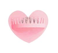 Hair Catcher for the Shower - Heart-Shaped Wall-Mounted Catcher | Suction Cup Bath Catcher Strainer for Women Wife Girlfriend Bathroom Household Indoor Hotel Sink Salon
