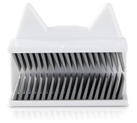 Hair Catcher Shower Wall Mount - Silicone Hair Collector for Shower, Bathtub Hair Trap, and Wall Adhesive Back Hair Catcher - Effective Shower Hair Catcher and Drain Protector, White Cat Hair Catcher