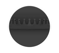 Hair Catcher Wall-Mount Suction Cup Collector Trap Silicone Material Drain Protector Shower Hair Grabber Black Reusable Preventing Sewer Blockages for Bathtub Bathroom Women Girls Shower