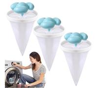 Hair Catcher Washer Machine | Floating Tapered Mesh Design Lint Catcher for Hair,Effective Reusable Multifunctional Washing Machine Cleaning Mesh Bag for Hair, Fluff, Debris