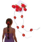 Hair Chain With Clip 1 Pair Styling Floral Barrettes