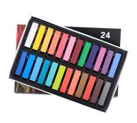 Hair Chalk 24 Colors Temporary Hair Dye Safe Hair Chalk for Kids Washable Temporary Hair Colour Pen Colorful Gifts, Great Toy for Kids & Adults Halloween Carnival Cosplay Party Hair Chalk for Girls Ha