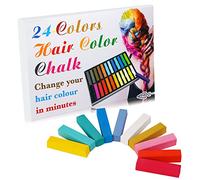 Hair Chalk Pens 24 Pack, Temporary Hair Chalk Comb, Washable Hair Color Safe For Kids And Teen - For Party, Girls Gift, Kids Toy, Birthday Christmas Gifts For Girls, 24 Bright Colors