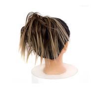 Hair Chignon 1-Pack Messy Bun Hair Extensions Elastic Band Synthetic Wavy Women Wigs Messy Bun Hair Piece