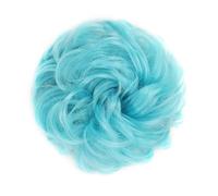 Hair Chignon 1 Pack Synthetic Curly Donut Bun Hair Accessory Elastic Headband Fluffy Messy Ponytail for Women Messy Bun Hair Piece