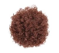 Hair Chignon Synthetic Afro Puffs with Drawstring Hair Pieces Ponytail Hair Bun Updo Hair Extensions Bun For Women Short Curly Bun Hair Pieces For Women(Q9 33)