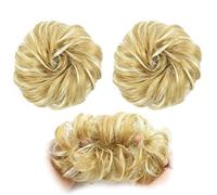 Hair Chignon Synthetic Bun Messy Bun Donut Bun Curly Bun with Elastic Rubber Band Ponytail Extensions Hair Bun for Women Hair Pieces For Women(27H613)