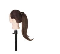 Hair Chignon Synthetic Long Straight Ponytail Wrap Around Wig Extension Bun 18 Inch Ponytail Hair Clip for Women Everyday Use Hair Pieces For Women(04)