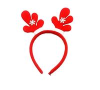 Hair Clasps Christmas Headbands Reindeers Antlers Headband Santa Xmas Christmas Tree Toppers Headwear Accessories For Holiday Costume Party Photo Booth Favors Hair Sectioning Clips For (E, One Size)
