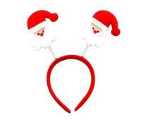 Hair Clasps Christmas Headbands Reindeers Antlers Headband Santa Xmas Christmas Tree Toppers Headwear Accessories For Holiday Costume Party Photo Booth Favors Hair Sectioning Clips For (A, One Size)