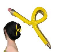 Hair Claw Clip, Hair Pencil - Portable Hair Claw Cramp - Small Portable Barrettes For Teachers Travel For Girls, Metal Hairpins Decorativ