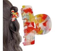 Hair Claw Clips, Claw Clips For Women - Thick Hair Fears | 2.4 Inch Elegant Aesthetic Small Non-Slip Hold Hand Half Hairclips Accessories For Girls