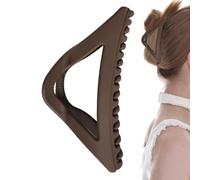 Hair Claw Clips, Fashion Non-Slip Hairpin Grip, Headdress Barrette for Thick Hairs, 3 Neutral Colors for Women Casual Beach Festival Vacation Party Blue/Black/Wine Red/Coffee