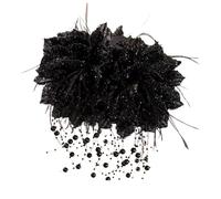 Hair Claw Clips for Women Chiffon Bead Floral Tassel Bun Updo Holders | Large Hair Clips for Date Vacation School Prom Travel Women Girls Home Workplace Party