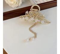 Hair Claw Clips for Women Claw Clips,Hair Claw,Shark Clip, Handmade Natural Pearl Vintage Of The Valley Tassel Hairpin Shark Clip Side Bangs Clip Side Clip Headdress